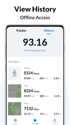 Step Tracker android App screenshot 2